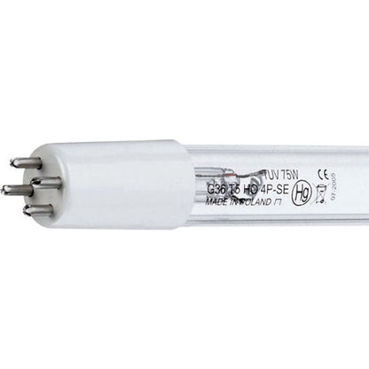 Uv vervanglamp T5 75 watt wit voetje met4 gelijke pinnen